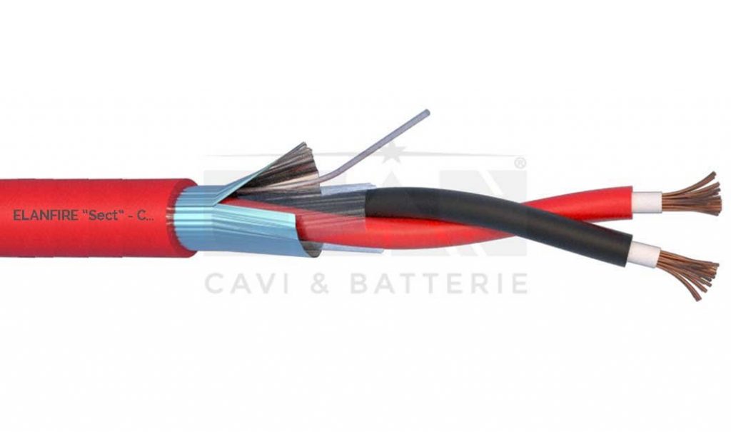 CAVO ANTINCENDIO ELANFIRE TWISTATO SCHERMATO 2X1,5